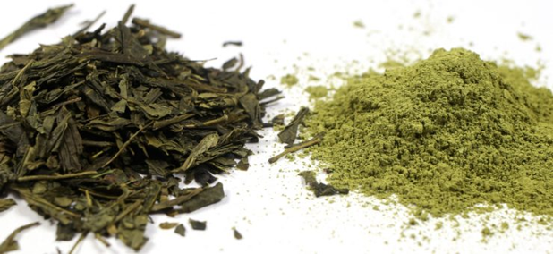 serbuk green tea (teh hijau) dan matcha